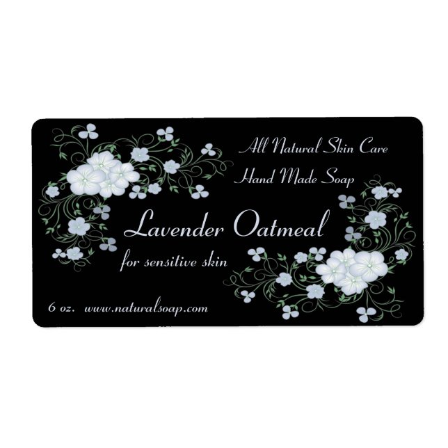 Lavendel Phlox Blüten und Reben Handgemachte Seife (Vorne)