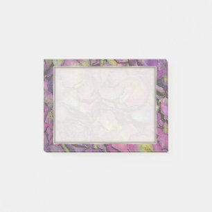 Lavendel Pink Rose Petals Wasserfarbe Post-it Klebezettel