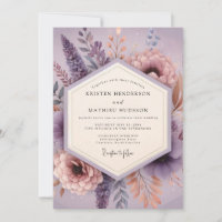 Lavendel Poetische Blütenhochzeit