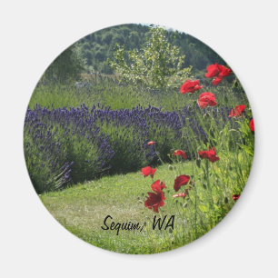 Lavendel & Poppies Magnet