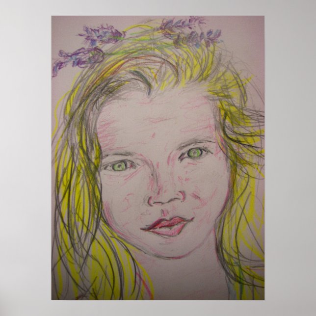 Lavendel Poster (Vorne)