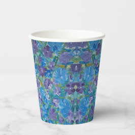 Lavendel Rose Papiergruppen Pappbecher