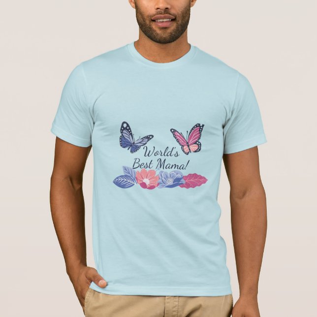 Lavendel Rose Rosa Personalisierte Design-T - Shir T-Shirt (Vorderseite)