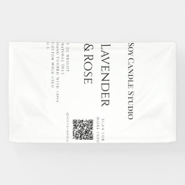 Lavendel Rose Soy Kerzen Business hinzufügen q r C Banner