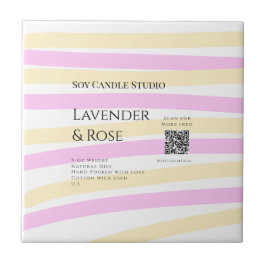 Lavendel Rose Soy Kerzen Business hinzufügen q r C Fliese