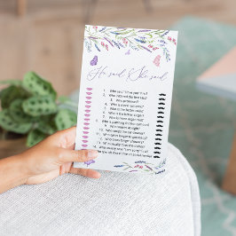 Lavendel sagte sie raten, wer sagte, es Spiel