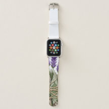 Lavendel Salbei Boho Apple Watch Armband