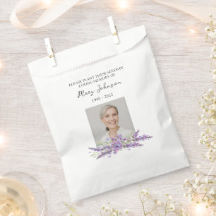 Lavendel-Samenpackung Gedenk Trauerfeier Geschenktütchen
