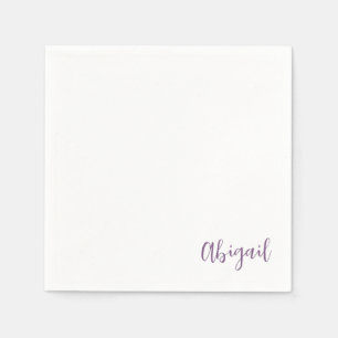 Lavendel Script Name Personalisiert Dusche Serviette