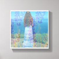 Lavendel Sea Canvas Print