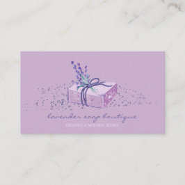 Lavendel-Seifenmacher-Geschenk Visitenkarte