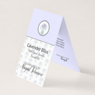 Lavendel Selbstgemachtes Bade- & Körperetikett   G