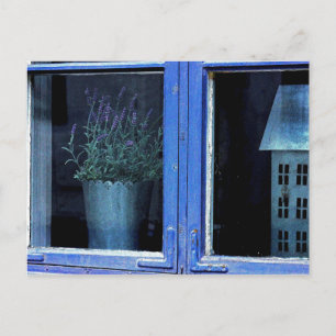 Lavendel Shabby Chic Cottage Postkarte