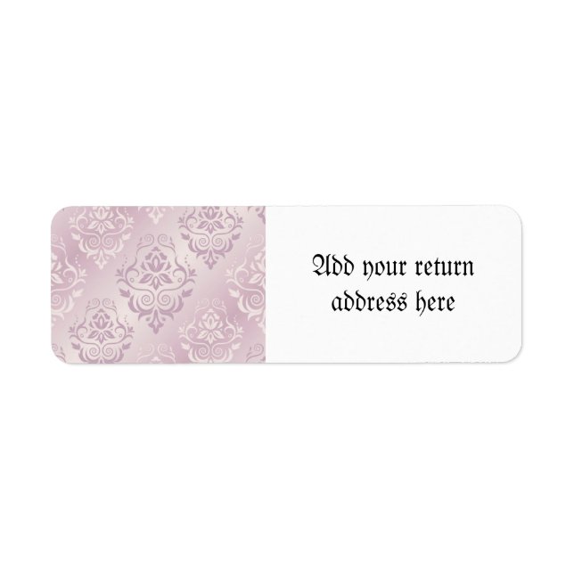 Lavendel,silber,seide,damasken,muster,chic,elegant (Vorne)