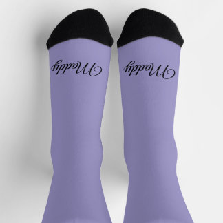 Lavendel Solid Color Socken
