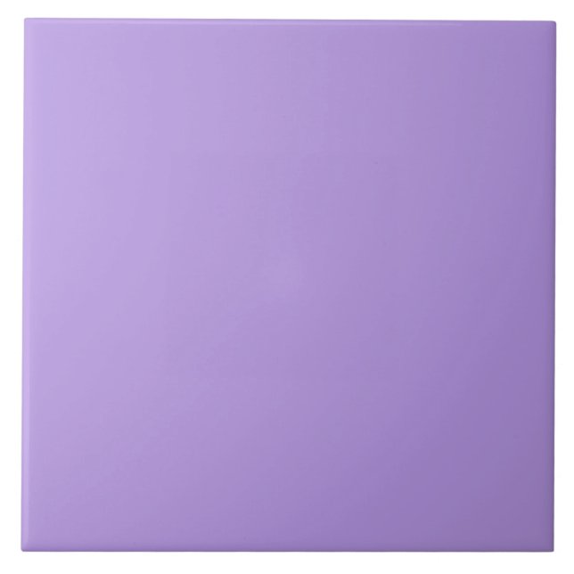 Lavendel, solide Farbe Fliese (Vorderseite)