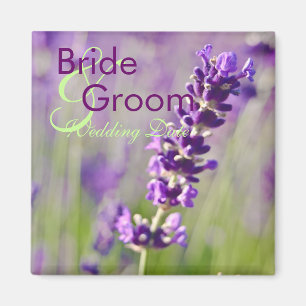 Lavendel ・ Speichern des Datumsfensters Magnet