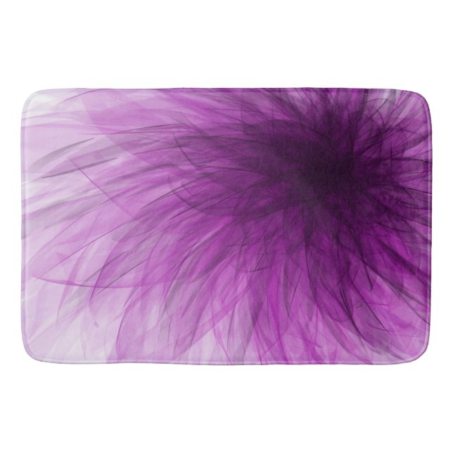 Lavendel-Spirale - Bad-Matte Badematte (Vorderseite)
