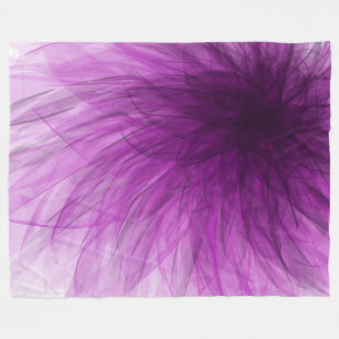 Lavendel-Spirale - Fleece-Decke Fleecedecke