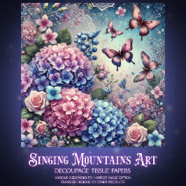 Lavendel staubiges Rosa Vintage-Spitze Blumen-Deko Seidenpapier