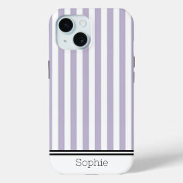 Lavendel Stripes Custom Samsung Case-Mate iPhone Hülle