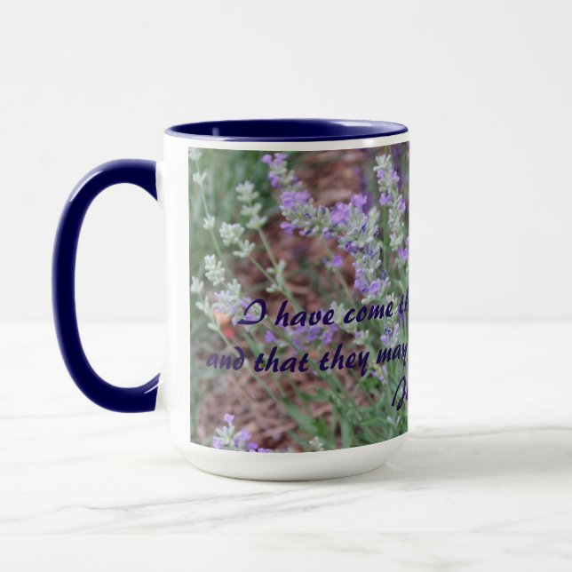 Lavendel-Tasse Johns 10 Tasse (Links)