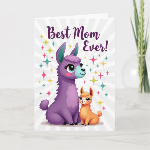 Lavendel-Tier-Beste-Mama-aller-Zeiten-Karte Karte