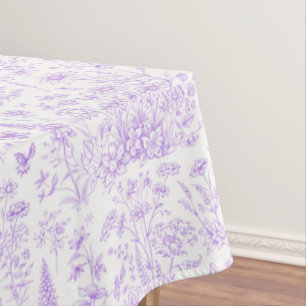 Lavendel-Toile Tischdecke