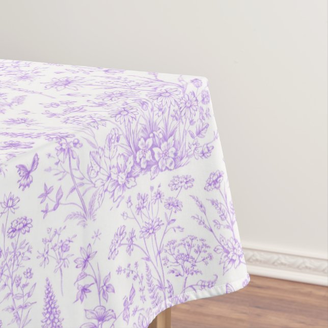 Lavendel-Toile Tischdecke (Beispiel)
