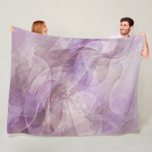 Lavendel Traumhafter Wirbel Flieder Mauve Lavendel Fleecedecke