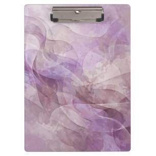 Lavendel Traumhafter Wirbel Lila Mauve Lavendel Klemmbrett