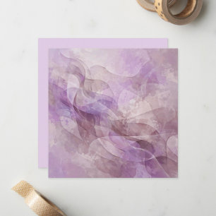 Lavendel Traumhafter Wirbel Lila Mauve Lavendel Mitteilungskarte