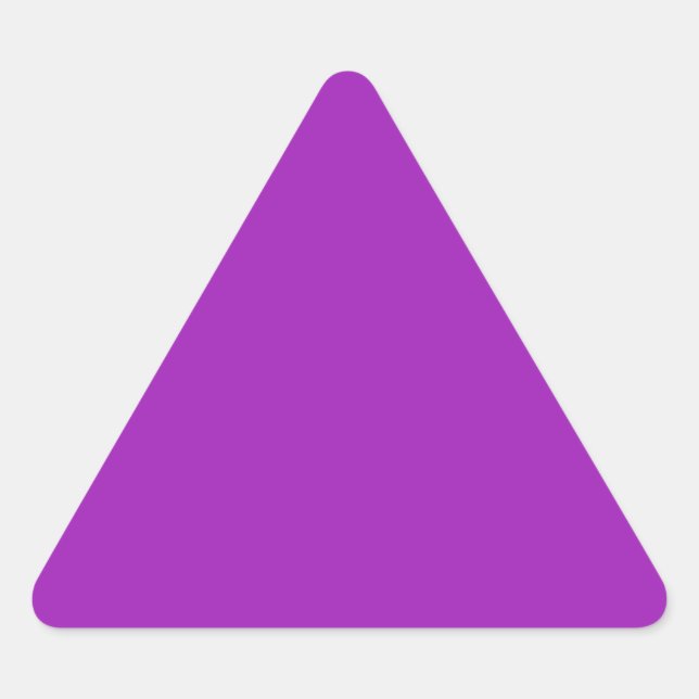 Lavendel Triangle Sticker (Vorderseite)