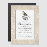 Lavendel und Elfenbein Vintag Quinceañera