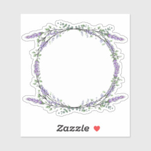 Lavendel und Eukalyptus Aufkleber