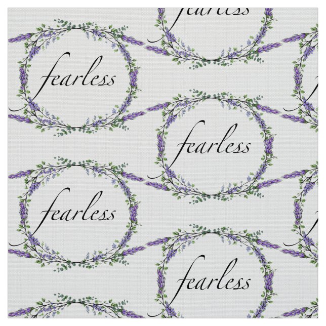 Lavendel und Eukalyptus Fearless Stoff (Muster)