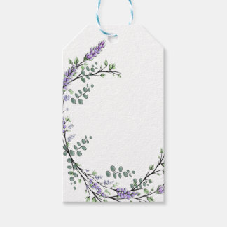 Lavendel und Eukalyptus Geschenkanhänger