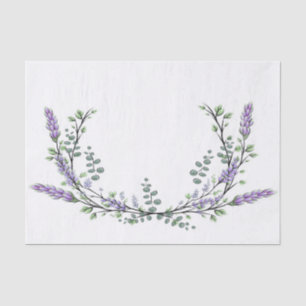 Lavendel und Eukalyptus Seidenpapier