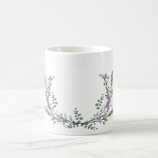 Lavendel und Eukalyptus Tasse (Mittel)