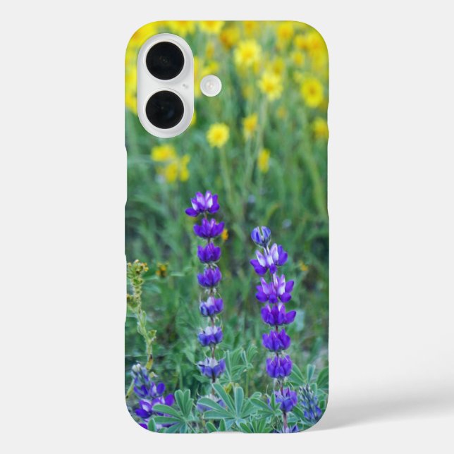 Lavendel und Gelbblüte Case-Mate iPhone Hülle (Rückseite)