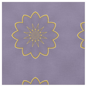 Lavendel und Gold Stoff