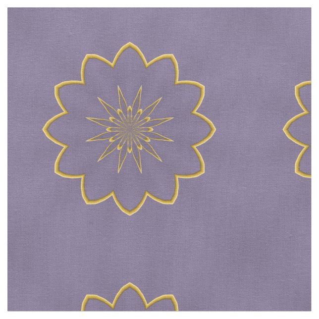 Lavendel und Gold Stoff (Nahaufnahme)
