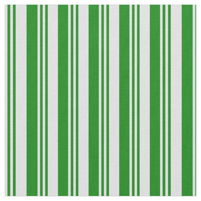 Lavendel und grüne Streifen Stoff (Nahaufnahme)