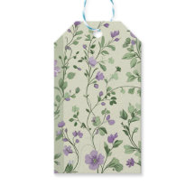 Lavendel und grünes botanisches Design
