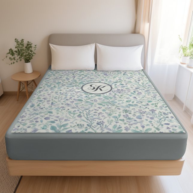 Lavendel und grünes Leaf-Programm Sherpadecke (Von Creator hochgeladen)