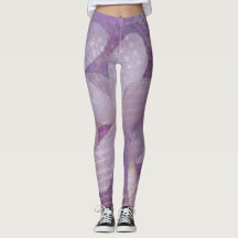 Lavendel und Lila Abstrakte Leggings