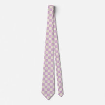 Lavendel und Off White Checkerboard