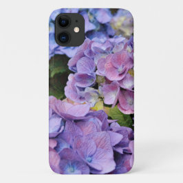 Lavendel und Pink Hydrangea Blume Art Phone Case
