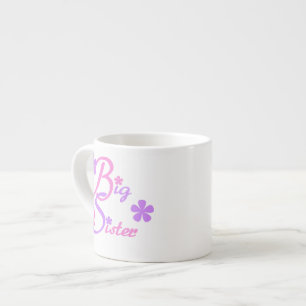 Lavendel und rosa Big Sister Geschenke Espressotasse