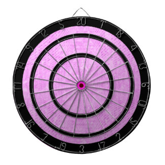 Lavendel und Schwarze Verordnung Dartscheibe